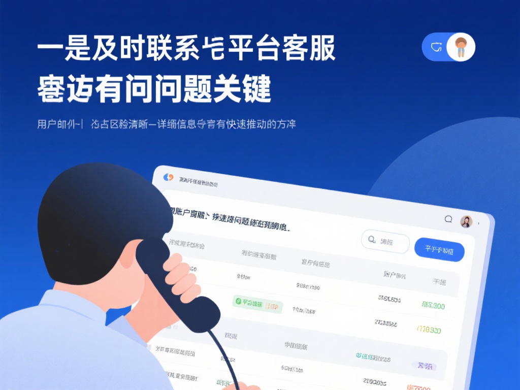 其次，及时联系平台客服是解决问题的关键。用户可以通
